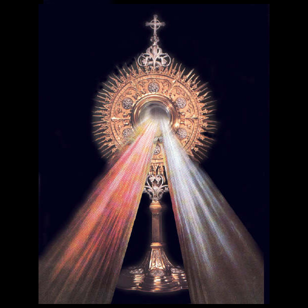 Monstrance, color, square